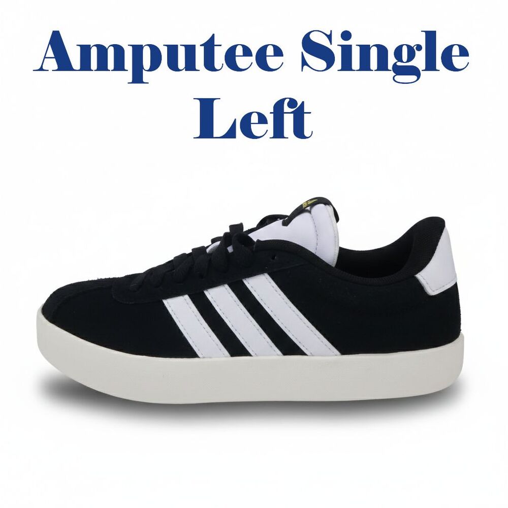Amputee Single Left Shoe adidas VL Court 3.0 Women's US 6.5 Skate Shoe Black